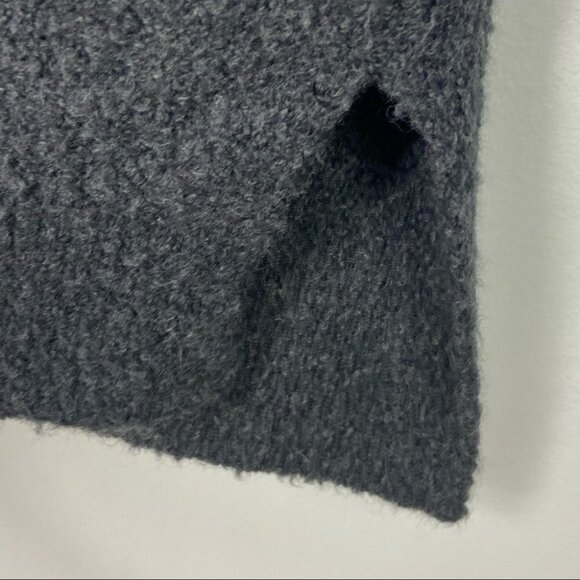 Anthropologie Alpaca Merino Wool Simone Sweater Grey Size XXS Petite Knit‎ Boho - Picture 8 of 12